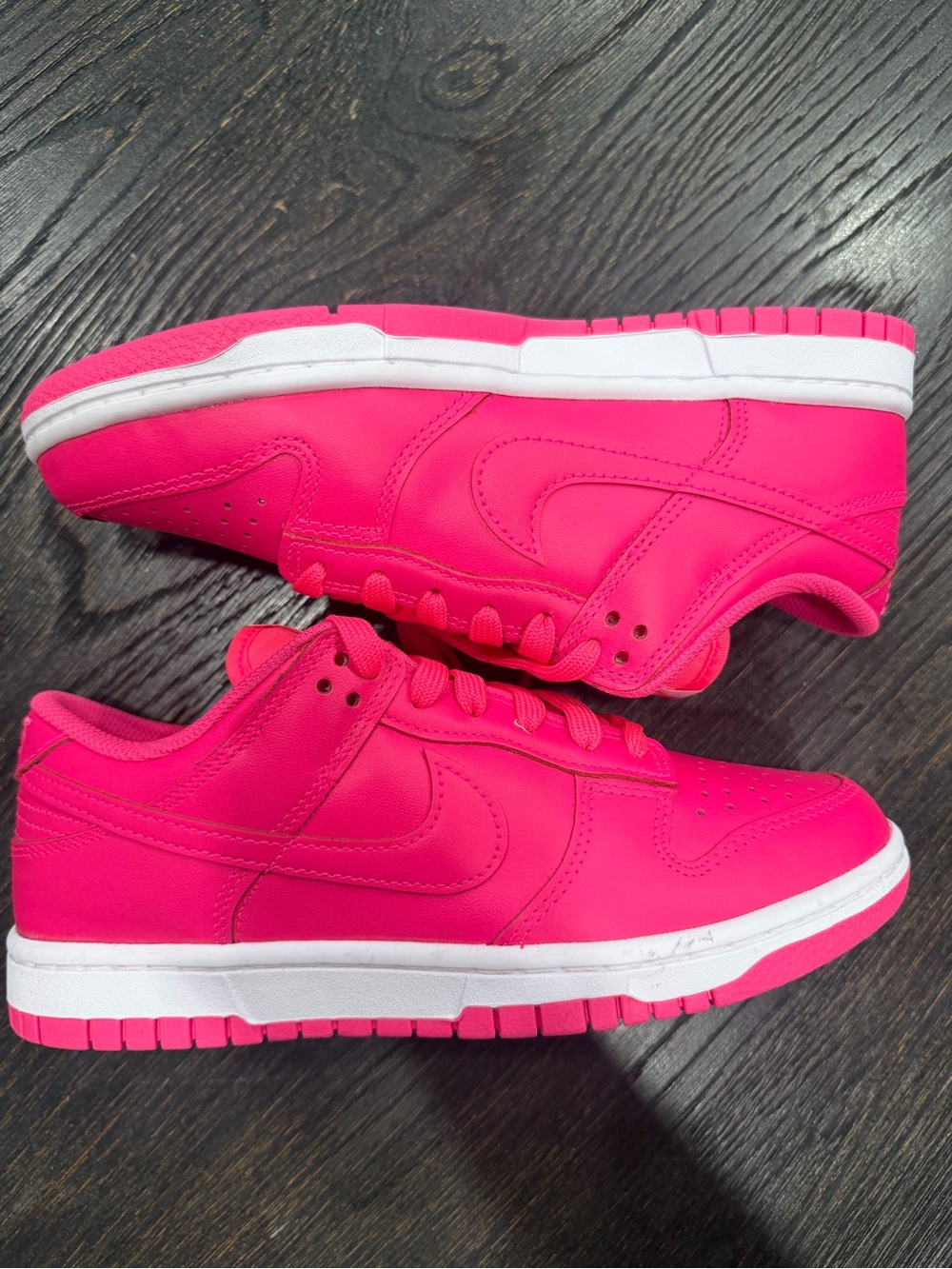 Nike Dunk Low Hyper Pink/White Women's Low Top Size 7